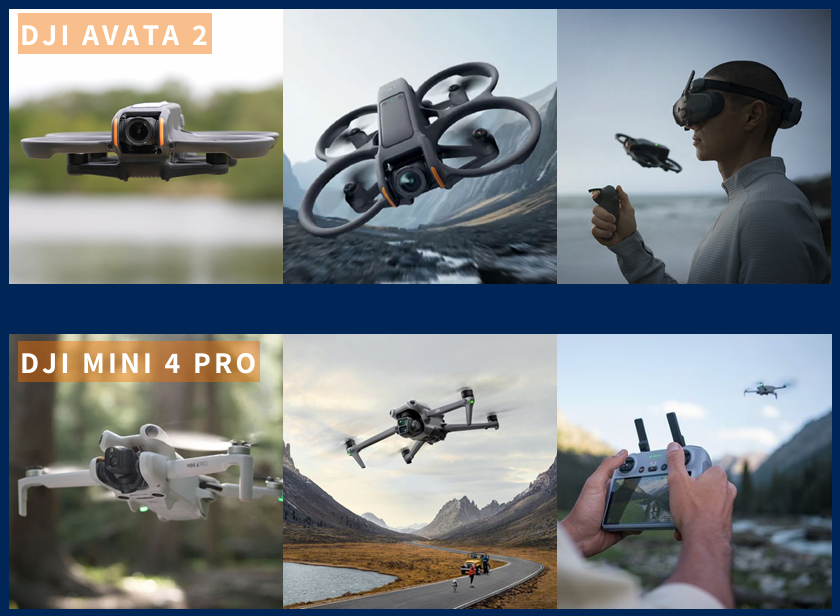 Drones utilizados em perícias